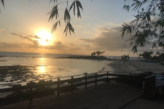 Nascer do sol na Terceira Praia