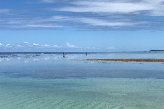 Terceira Praia na mare baixa