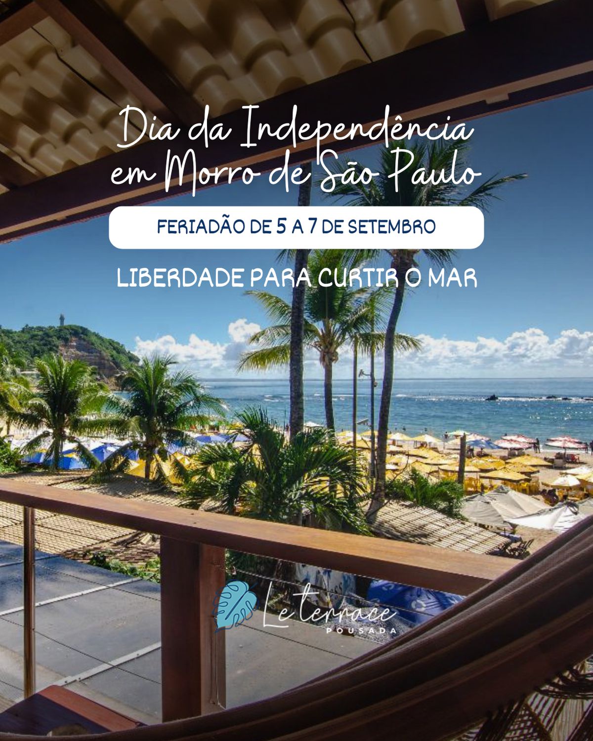 Liberdade para curtir o mar