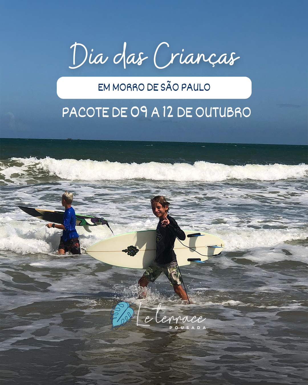 Feriadão das Crianças em Morro de São Paulo